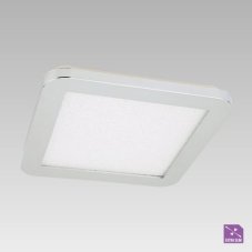 PREZENT 62606 MADRAS stropní svítidlo 300 mm LED / 18W4000K IP44, chrom, křišťálový efekt