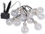 33708- 10 GLOBO Exteriérové ​​solární LED svítidlo, dekorativní řetěz s 10 hruškami na osvětlení zahrady nebo terasy, 10x 0,3W 2700K IP44