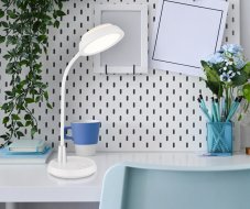 Stolové svietidlo LED 3000 / 4000 / 6000K biela IP20 GLOBO lighting KIRK 58496W