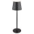 GLOBO 58438G VANNIE dotyková stolná lampička V360mm LED 3W/130lm 3000K IP44 čierna, biela, vrátane batérie CR18650 1800mAh 3,7V, USB-C kábel