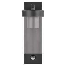 Emos ZGC040P ZALA venkovní nástěnné svítidlo E27 128 × 80 × 270 mm  IP44 se senzorem antracit