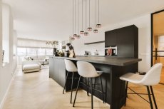 TRIO SELECT 344410832 ORBIT závesné svietidlo SMD LED 8x8W/960lm 2300+3000+4000K čierna matná, kávová, switchdimmer