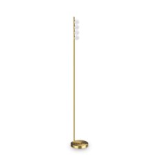 Ideal Lux 328324 PING PONG stojacia lampa LED V1550mm 12W 1000/740lm 3000K mosadzná