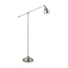 Stojanové svítidlo Ideal lux 015286 NEWTON PT1 NICKEL 1xE27 60W