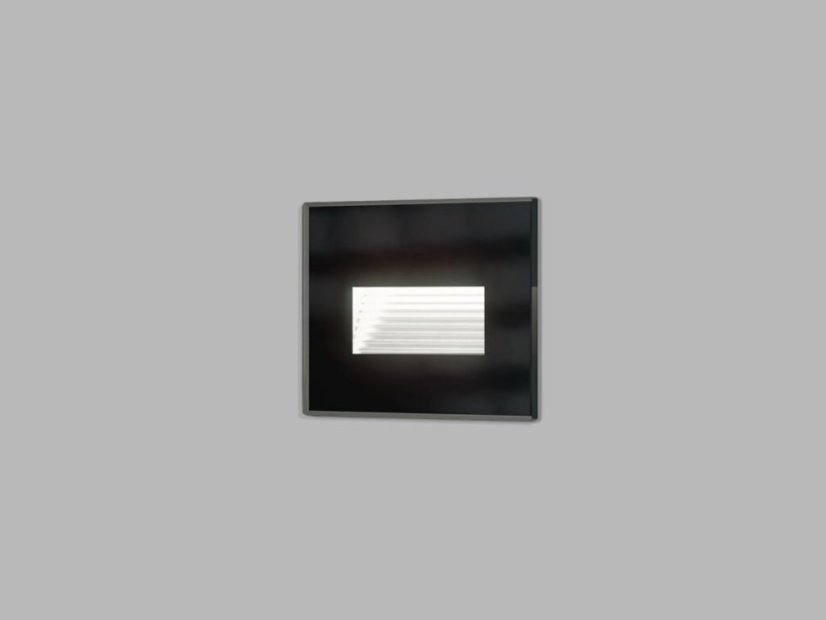 LED2 2390753 WALK II zápustné orientačné svietidlo LED 81x105mm 5W/300lm 3000-4000-6000K IP66 čierna