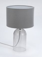 RABALUX 74047 Luxin stolní lampička V330mm 1xE14 tónované sklo, šedá
