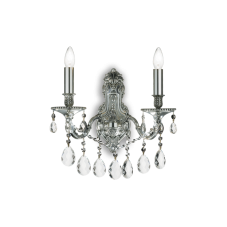 Nástěnné svítidlo Ideal lux 044910 GIOCONDA AP2 Argenta 2xE14 40W
