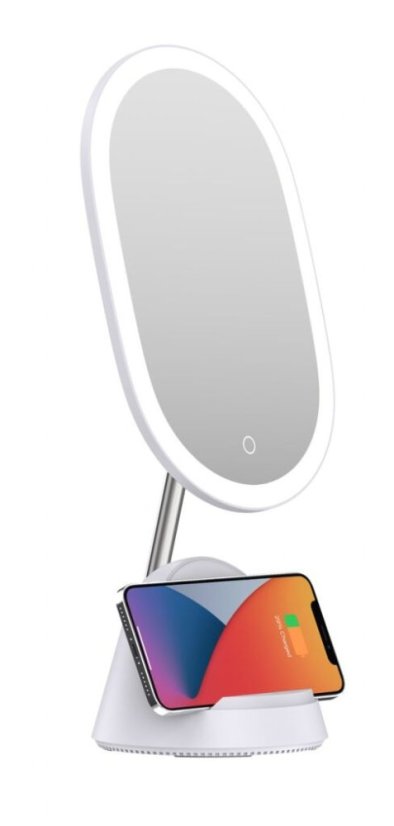 Immax 08970L FACE zrkadlo 3v1 LED 4W 70lm 4000-5000K, biela, dotykové ovládanie, nočné podsvietenie