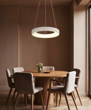 Závěsné svítidlo LED 2700–6000K piesková IP20 GLOBO lighting GALLEGOS 48487-48H