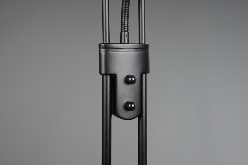 TRIO Reality R42292132 SPOCK stojacia lampa v1800mm SMD LED 19, 5W/2200, 500lm 3000K čierna matná