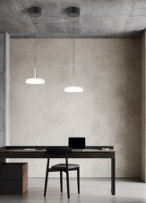 TRIO 354910165 CELESTE závěsné svítidlo D220mm SMD LED 10W/1100lm 3000K černá, kávová, switchdimmer