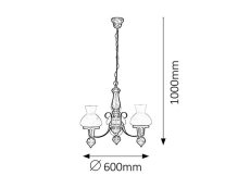 Rabalux 7078 luster Petronel