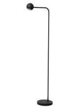 LUCIDE 36721/03/30 COMET stojací lampa V1380mm LED 3W/240lm 2700K černá, nabíjecí baterie, 3StepDIM