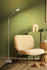 Stojací lampa LED 2700 / 3350 / 4000K nikel matný IP20 GLOBO lighting SILVIO 58504SN