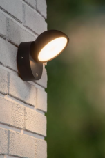 LUCIDE 22865/12/30 FINN venkovní nástěnné svítidlo LED 12W/1200lm 3000K IP54 černá, bílá