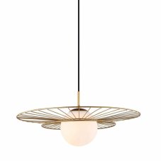 MDM-4001/1 GD ITALUX Alison závěsné svítidlo 1x40W E27 IP20