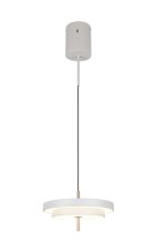TRIO 340219176 KEATON závěsné svítidlo D400mm SMD LED 34,5W/4000lm 2300+3000+4000K světle šedá, switchdimmer