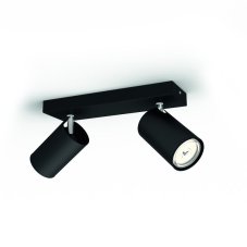 Philips 50592/30/PN Kosipo spot 2xGU10 čierny