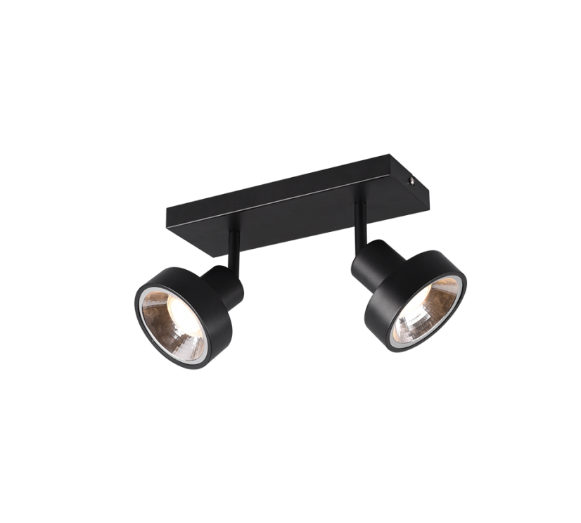 TRIO 800700232 LEON bodové svietidlo 2xGU10 matná čierna