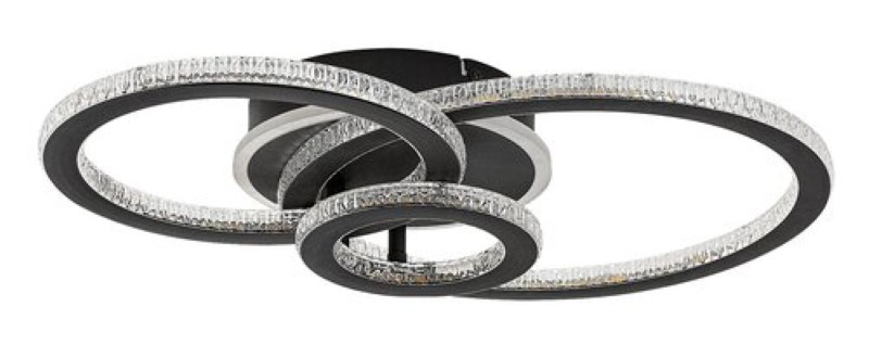 RABALUX 71392 Maziar stropní svítidlo LED 40W/3700lm 3000-6500K černá, bílá, stmívatelné, dálkový ovladač