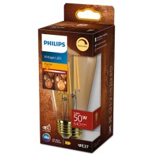 Philips 8719514337794 LED žárovka vintage E27 5,8W/50W 640lm 2200K ST64 GOLD stmívatelná