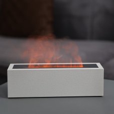 Immax 08976L FLAME aroma difuzér a zvlhčovač vzduchu, imitace plamene 10W, bílá, černá, nastavení barev-žlutá, modrá