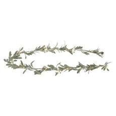 EMOS DCTW27 vianočná girlanda - imelo 25 LED 1,5m 0,2W teplá biela, farba drôtu - transparentná, časovač, 3xAA excl.