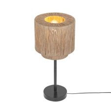 TRIO 566800136 SMILLA stolná lampička V450mm 1xE27 čierna, béžová