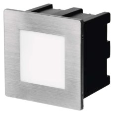 Emos ZC0110 LED AMAL vstavané svietidlo obdĺžnik štvorec 80 × 80 × 61 mm 2W 70lm 4000K nerez