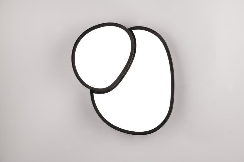 TRIO 647510232 RISE stropné svietidlo SMD LED 21W/2400lm 2700-6500K čierna matná, stmievateľné, diaľkový ovládač