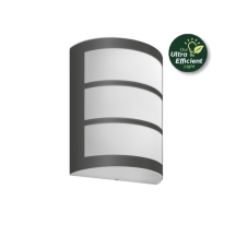 Philips 8720169269170 UltraEfficient Python vonkajšie nástenné svietidlo LED 3,8W/800lm 2700K IP44 antracit