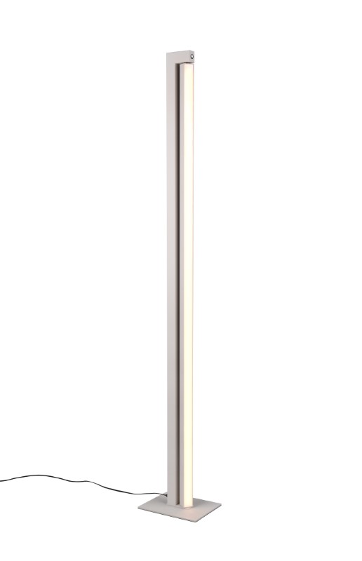TRIO 448810176 SEEKER stojacia lampa V1300mm SMD LED 21W/2350lm 2300+3000+4000K svetlo šedá