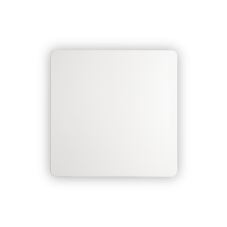 Nástěnné svítidlo Ideal lux 195735 COVER AP1 SQUARE BIG BIANCO 1xLED 11W / 1112lm 3000K bílá