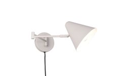 TRIO 263970176 COSIMA nástěnné svítidlo s vypínačem D150mm 1xE14 světle šedá ON/OFF