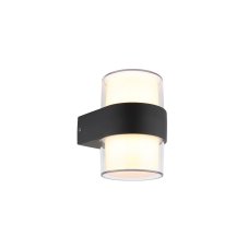 Venkovní nástěnné svítidlo LED 3000K antracitová IP44 GLOBO lighting IGNACIO 34317