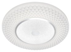 RABALUX 3254 Tornado stropné svietidlo LED D480mm 72W/5470lm 3000-6500K chrómová, biela, stmievateľné, diaľkový ovládač, starlight efekt