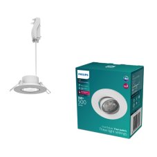 Zapuštěné svítidlo LED 2700K biela IP20 PHILIPS Cilantro Step 8721103037930