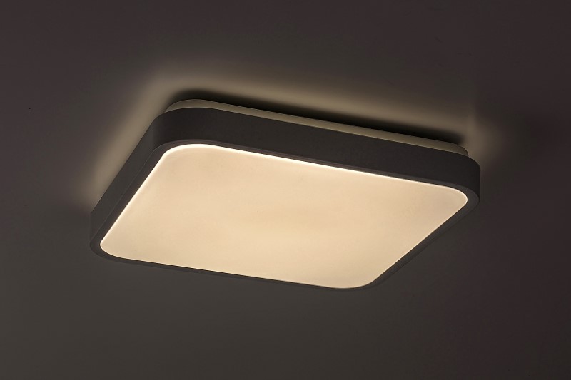 RABALUX 77138 Lowar vonkajšie stropné svietidlo so senzorom 285x285mm LED 18W/1150lm 4000K IP44 biela