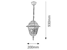 Rabalux 8184 luster Monaco