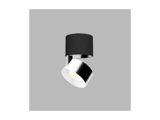 LED2 11508335 KLIP ON stropné bodové nastaviteľné sklopné svietidlo 11W/770lm 3000K čierna/chróm