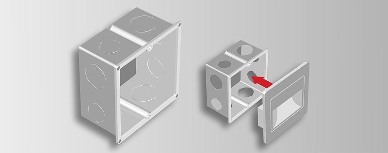 EMITHOR 70405 STEP LIGHT zápustné svítidlo LED 1,5W=120lm 4000K