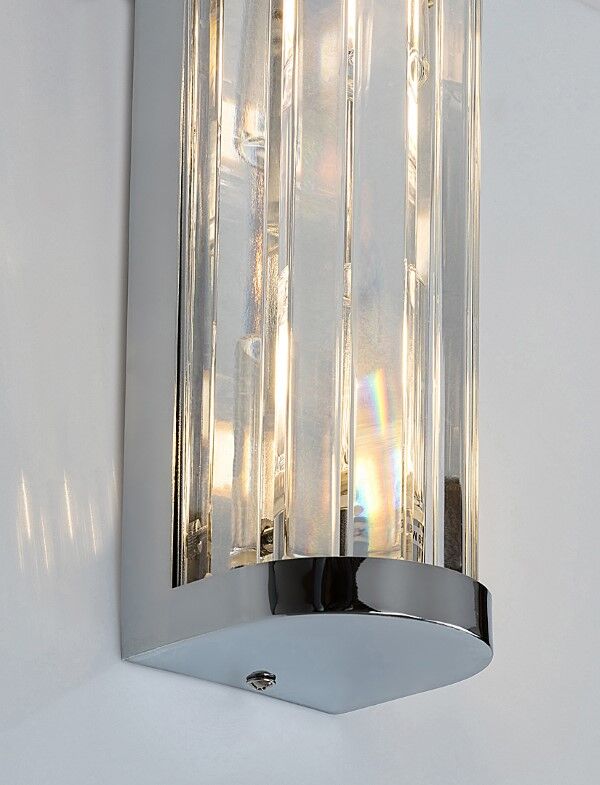 RABALUX 75035 Sybil nástenné svietidlo 2xG9 IP44 chrómová, priehľadná