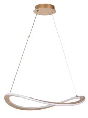RABALUX 72281 Kallira závesné svietidlo D520mm LED 40W/6300/2100lm 3000K zlatá, biela