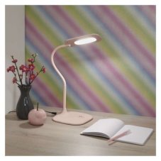 EMOS Z7602P STELLA stolná lampa LED 6,5W/400lm 4000K, stmievateľné, ružová