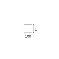 Venkovní nástěnné svítidlo LED 4000K biela IP54 Ideal Lux ATOM 366807
