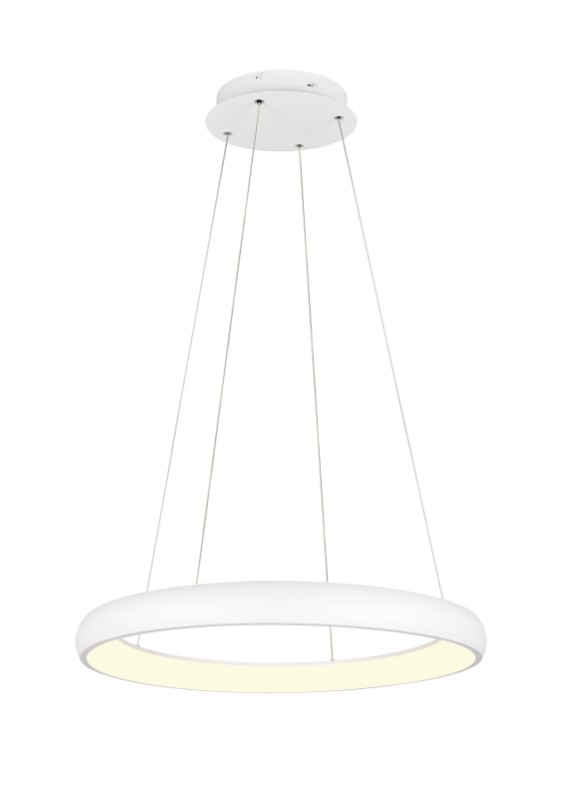 TRIO 349617531 CARDONA závěsné svítidlo D750mm SMD LED 59W/6900lm 2300+3000+4000K bílá matná, switchdimmer
