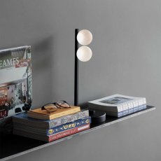 Ideal Lux 313320 PING PONG stolná lampička LED V350mm 6W 500/370lm 3000K čierna