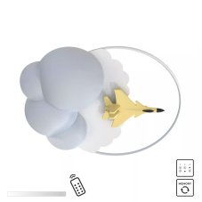 LED stropní svítidlo 4100 lm 2700-6000K biele s dálkovým ovladačem Zuma Line FOCUS MX4024-1-3WT