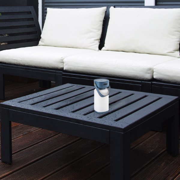 RABALUX 77145 Funes prenosné stolové svietidlo V190mm LED 3W/120lm 2800+4000+6500K IP44 modrá