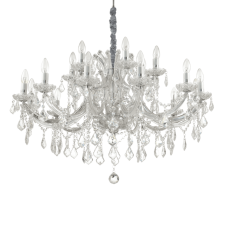 Závěsné svítidlo / Luster Ideal lux 167268 NAPOLEON SP18 CROMO 18xE14 40W chrom